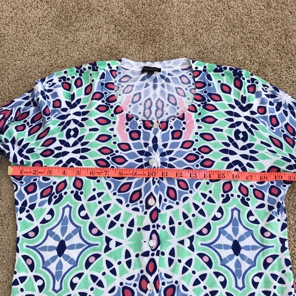 TALBOTS Size medium multi button down cardigan - Picture 8 of 8